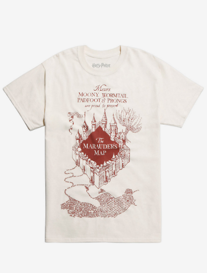 marauders map t shirt